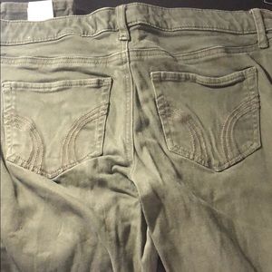 Dark Green Skinny Jeans